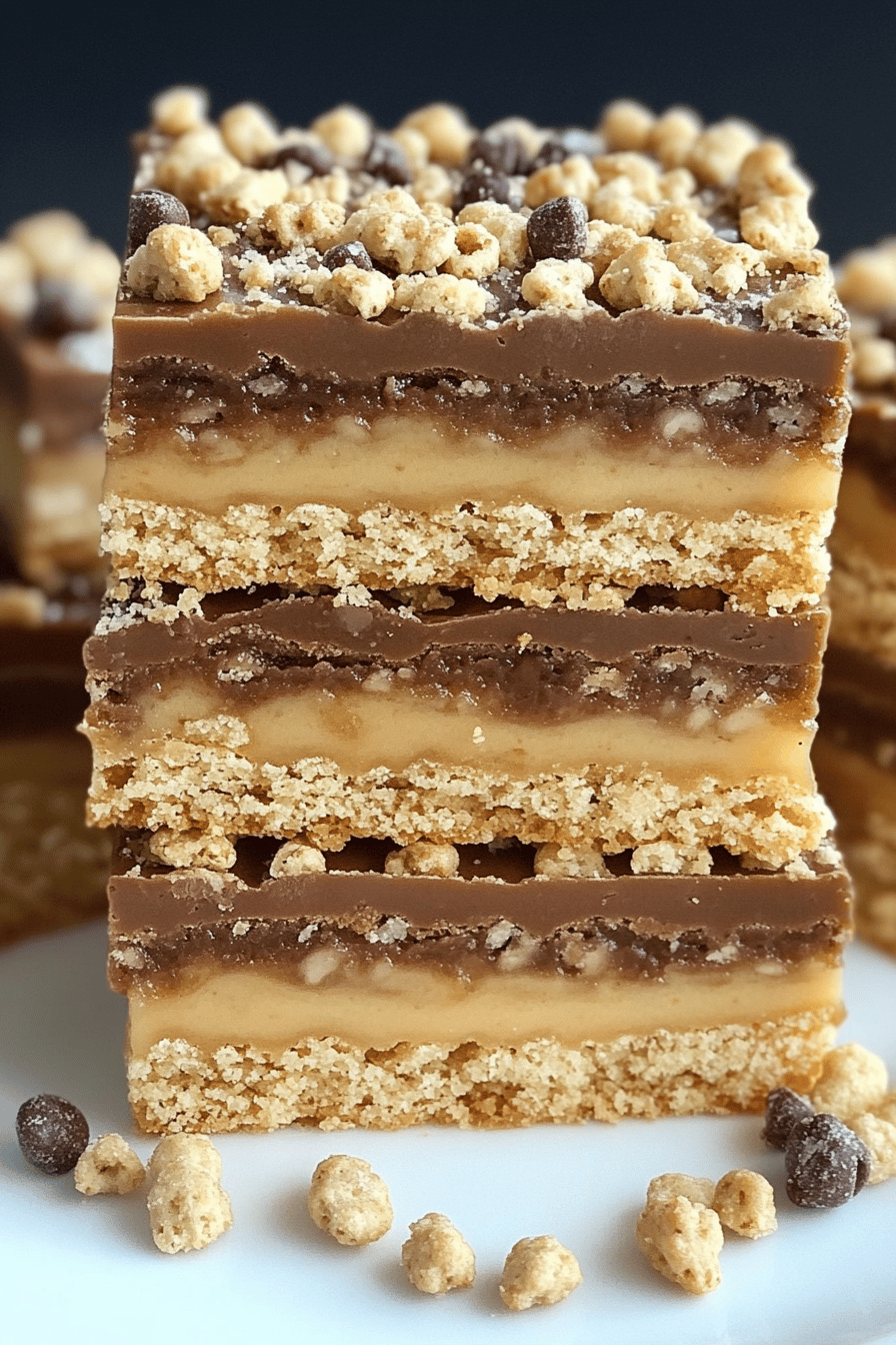 Easy Triple Layer Cracker Toffee Bars ingredients