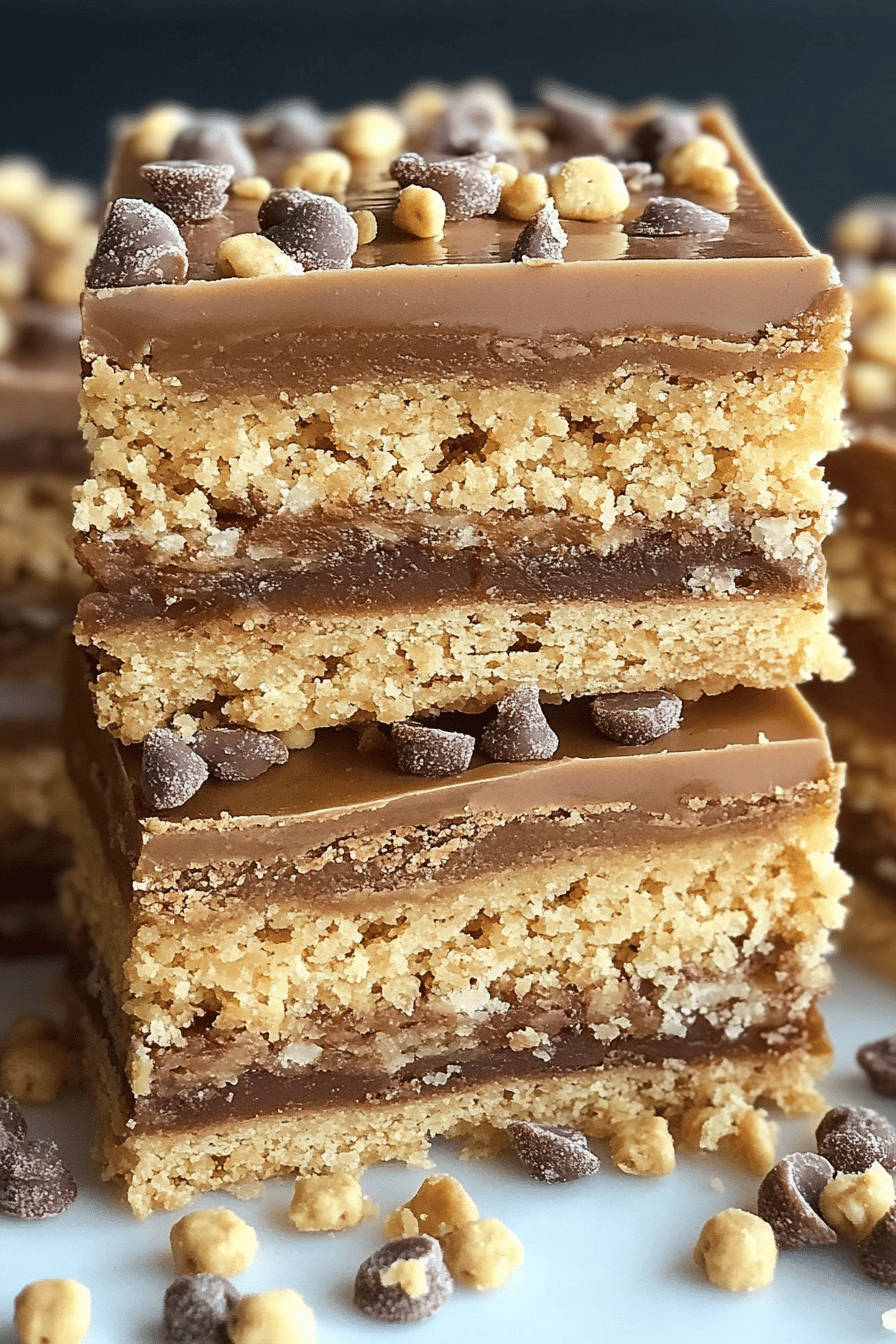 Easy Triple Layer Cracker Toffee Bars