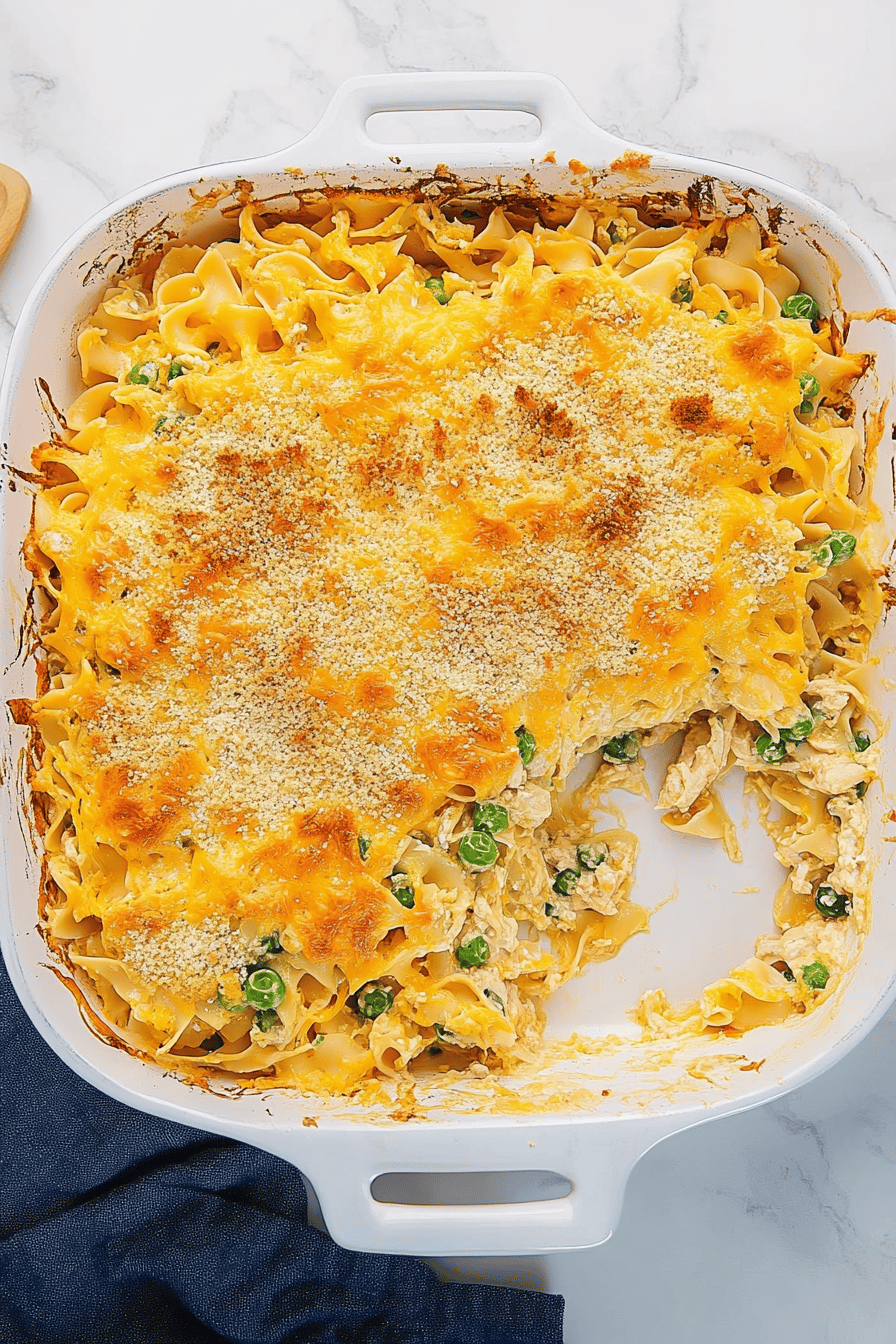 Easy Tuna Noodle Casserole Recipe ingredients