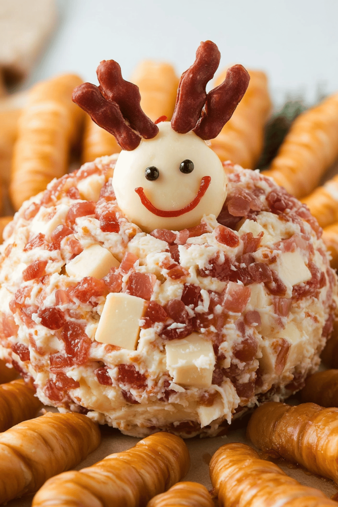 Easy Turkey Cheese Ball Thanksgiving Appetizer Recipe