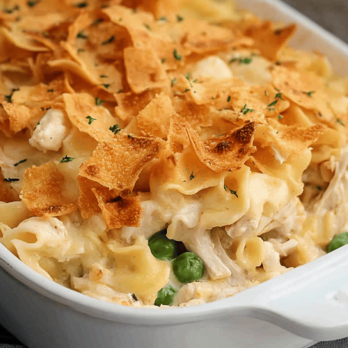 Easy Ultimate Chicken Noodle Casserole Recipe