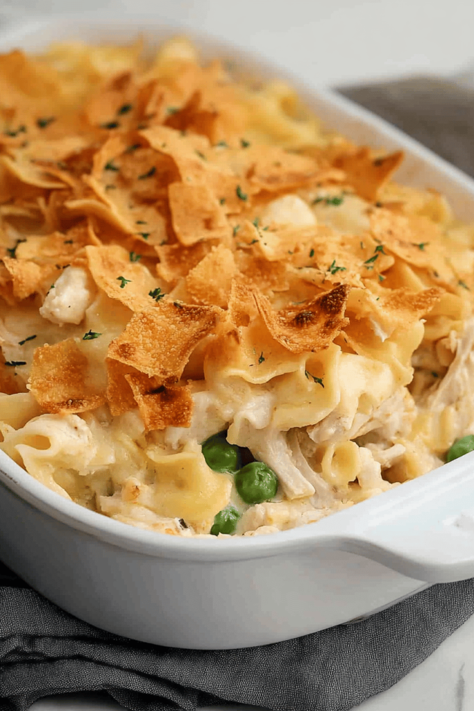 Easy Ultimate Chicken Noodle Casserole Recipe