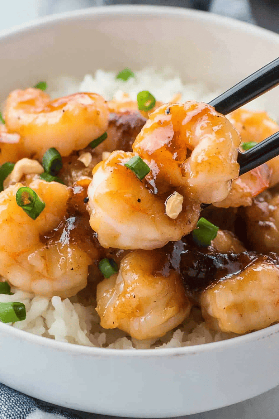 Easy Walnut Shrimp Recipe Final Dish Presentation