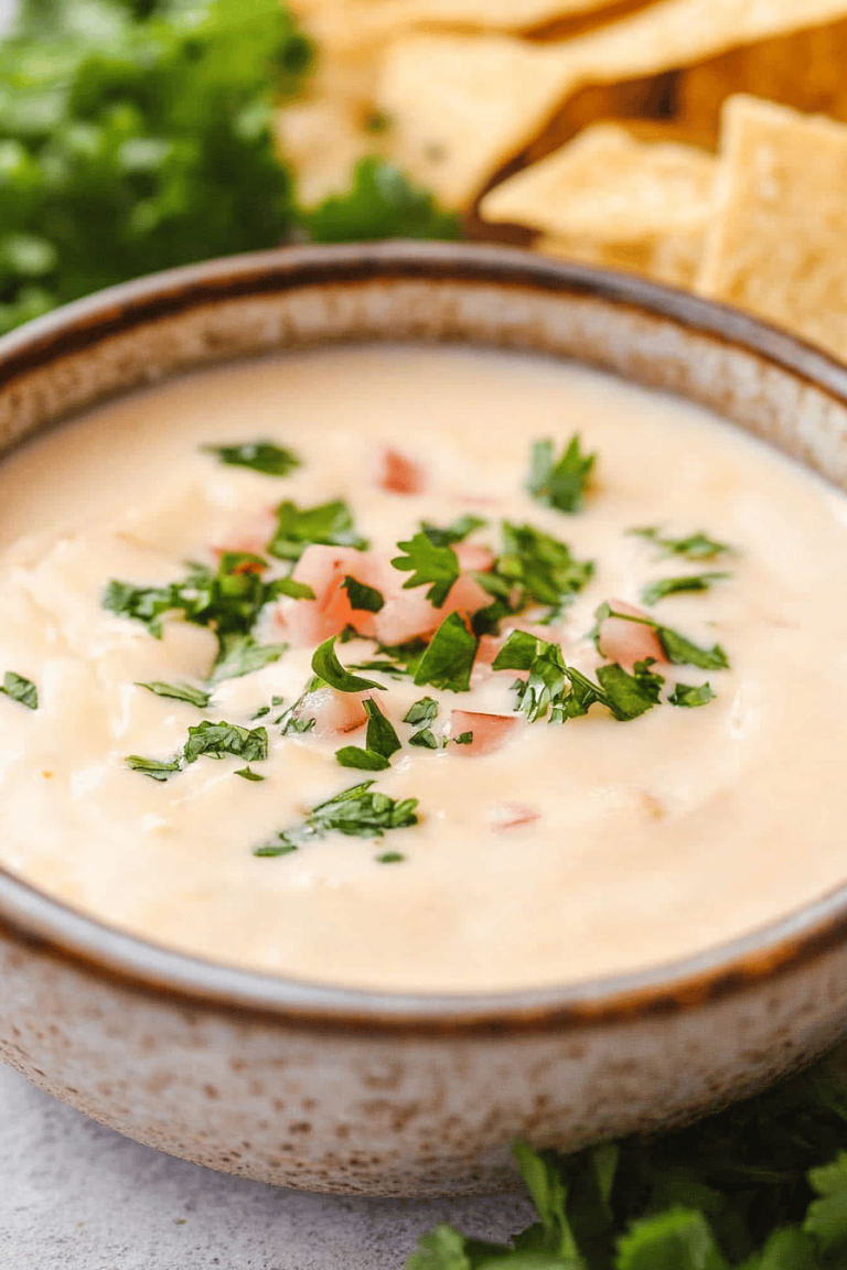 Easy White Queso Dip Recipe
