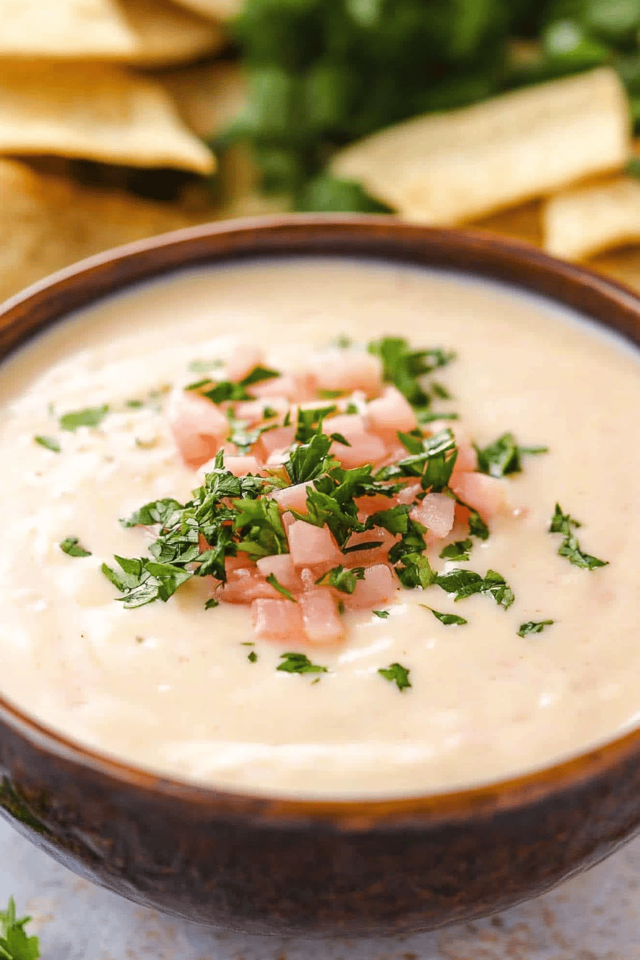 Easy White Queso Dip Recipe ingredients