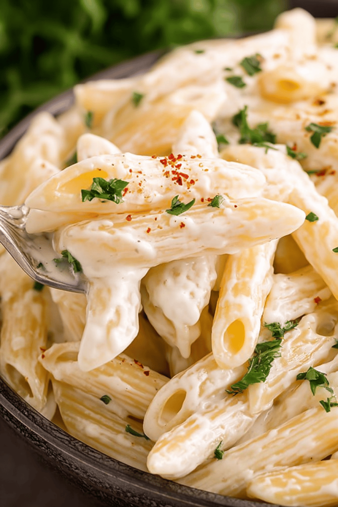 Easy White Sauce Penne Pasta Recipe