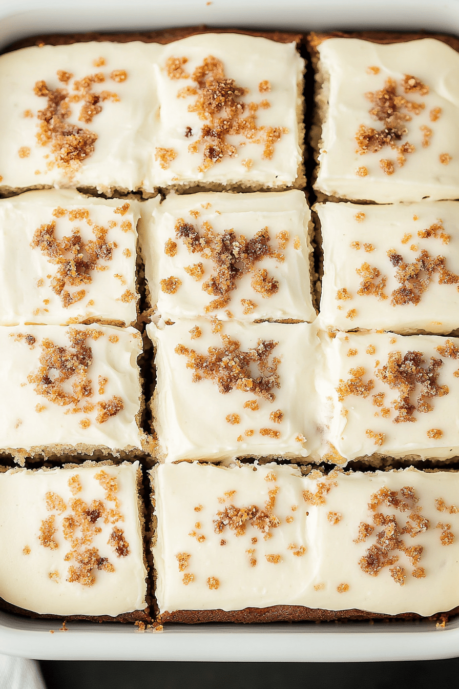 Easy Zucchini Cake with Cream Cheese Frosting Recipe Final Dish Presentation