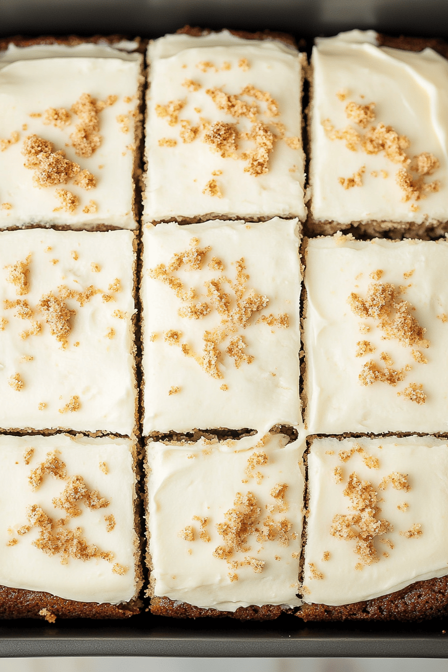 Easy Zucchini Cake with Cream Cheese Frosting Recipe Final Dish Presentation