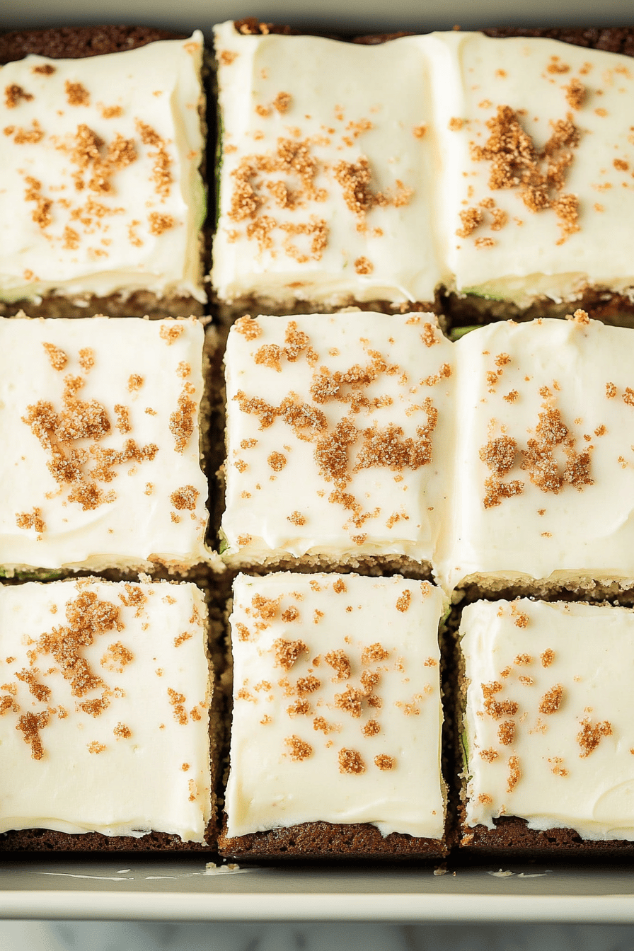 Easy Zucchini Cake with Cream Cheese Frosting Recipe