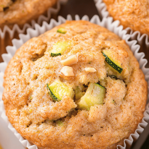 Easy Zucchini Walnut Muffins Recipe