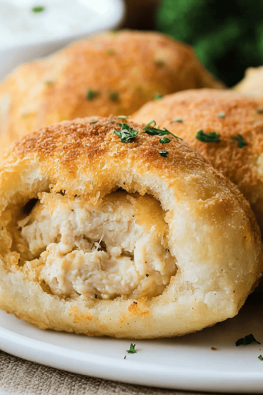 Easy and Delicious Chicken Pillows Recipe Final Dish Presentation