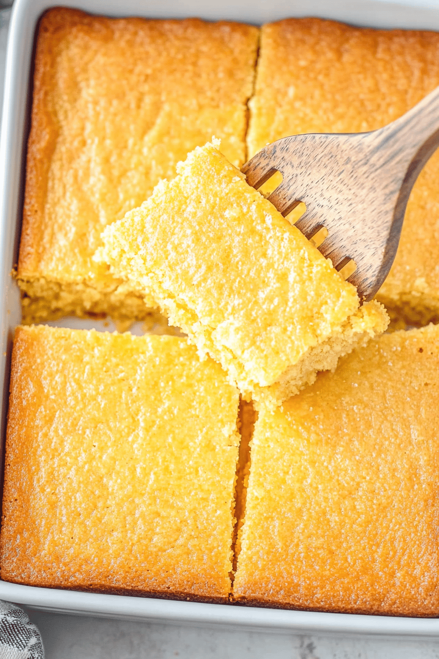 Easy and Delicious Homemade Cornbread Recipe ingredients