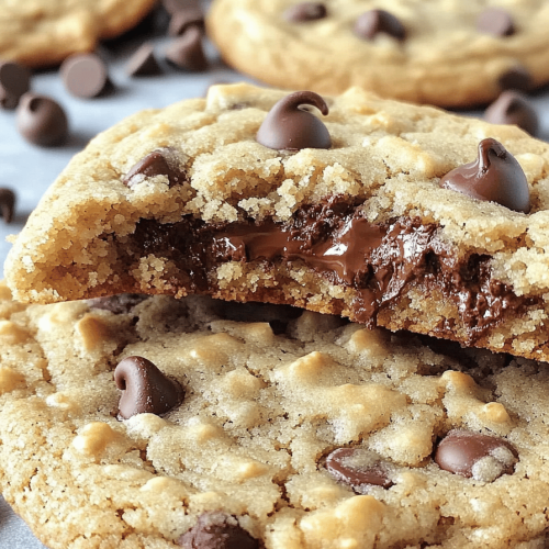 Giant Chocolate Stuffed Chip Cookies Recipe
