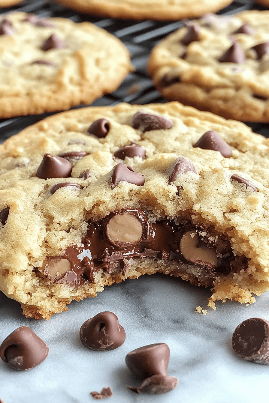 Giant Chocolate Stuffed Chip Cookies Recipe ingredients