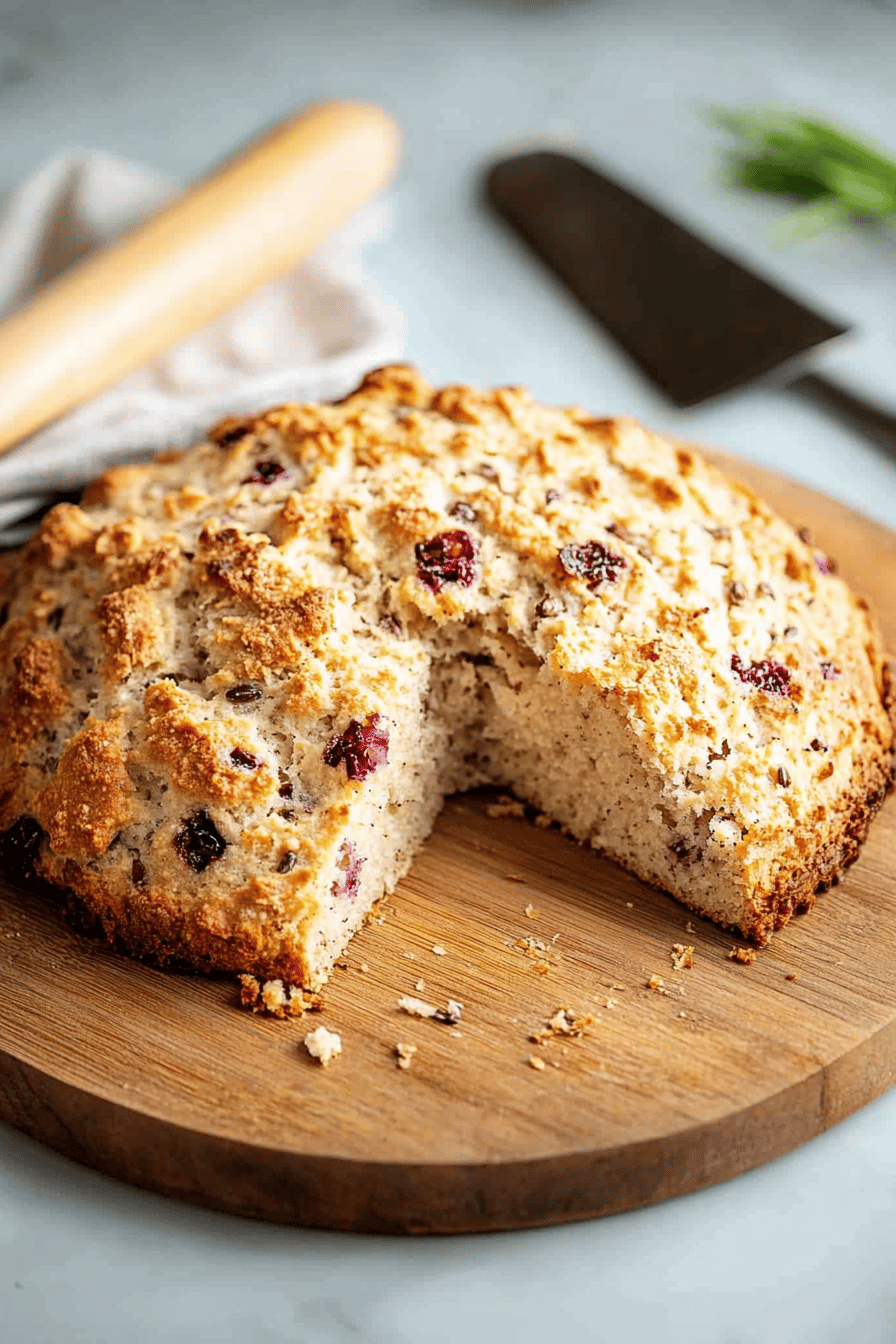 Irish Soda Bread Recipe: Easy & Delicious Final Dish Presentation