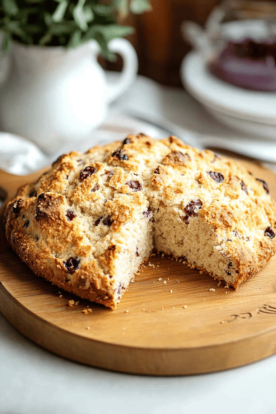 Irish Soda Bread Recipe: Easy & Delicious Final Dish Presentation