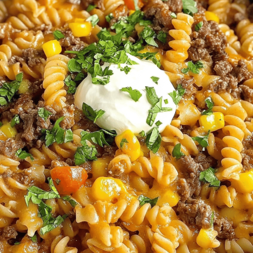 One-Pan BBQ Beef Pasta Recipe
