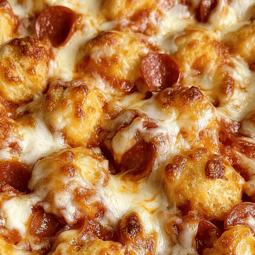 Pepperoni Pizza Biscuit Casserole Recipe