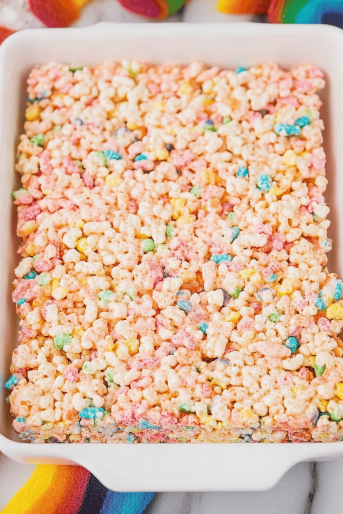 Rainbow Rice Krispie Treats Recipe