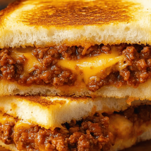 Sloppy Joe Grilled Cheese Recipe
