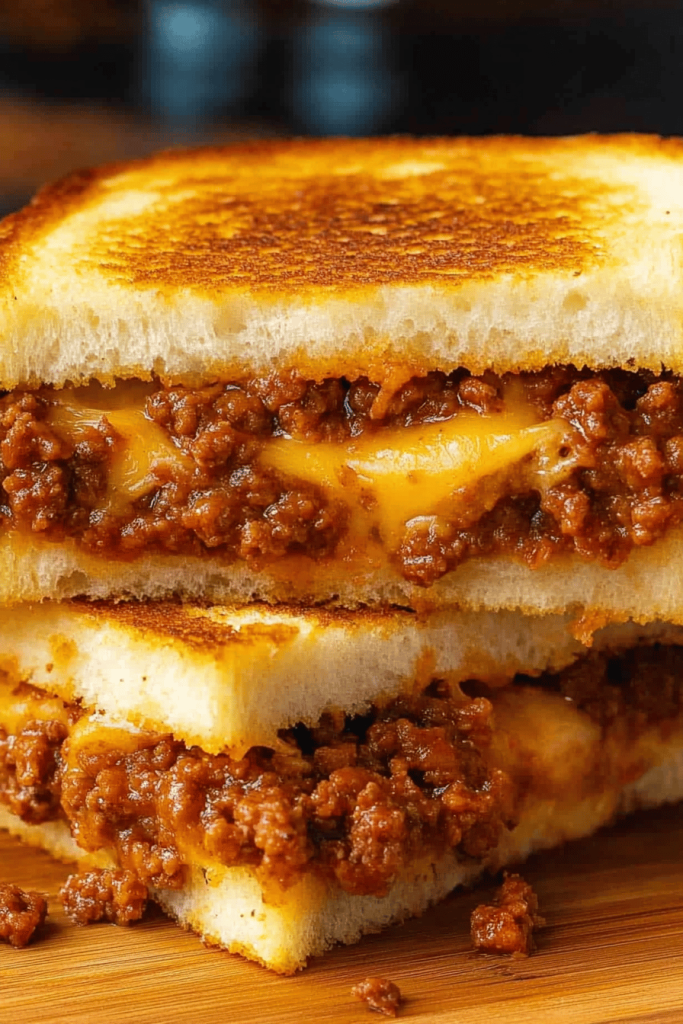 Sloppy Joe Grilled Cheese Recipe