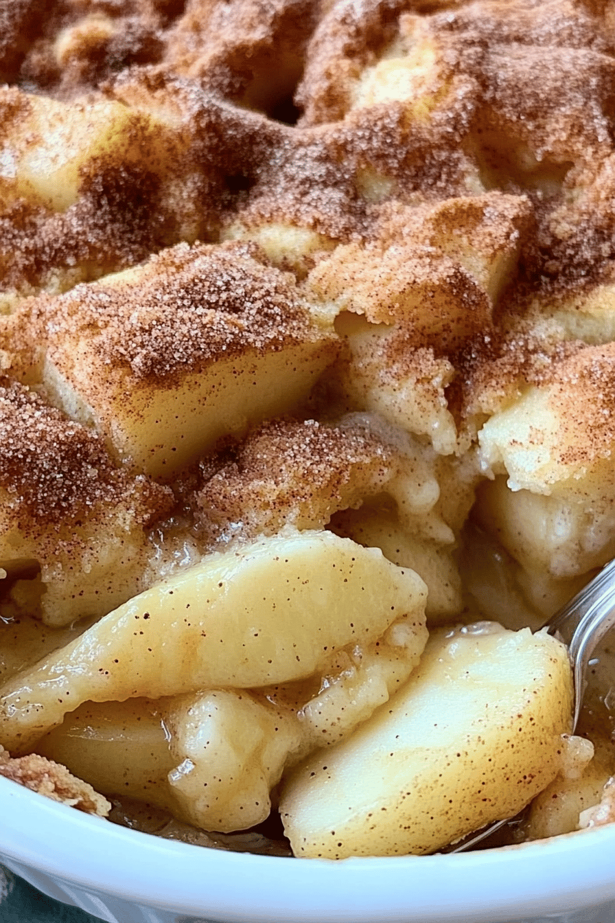 Snickerdoodle Apple Cobbler Recipe ingredients