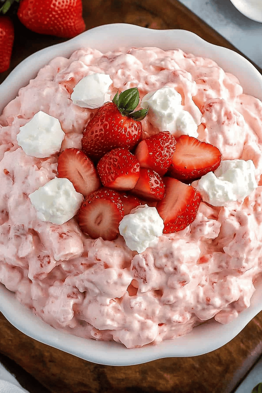 Strawberry Fluff Salad Recipe ingredients