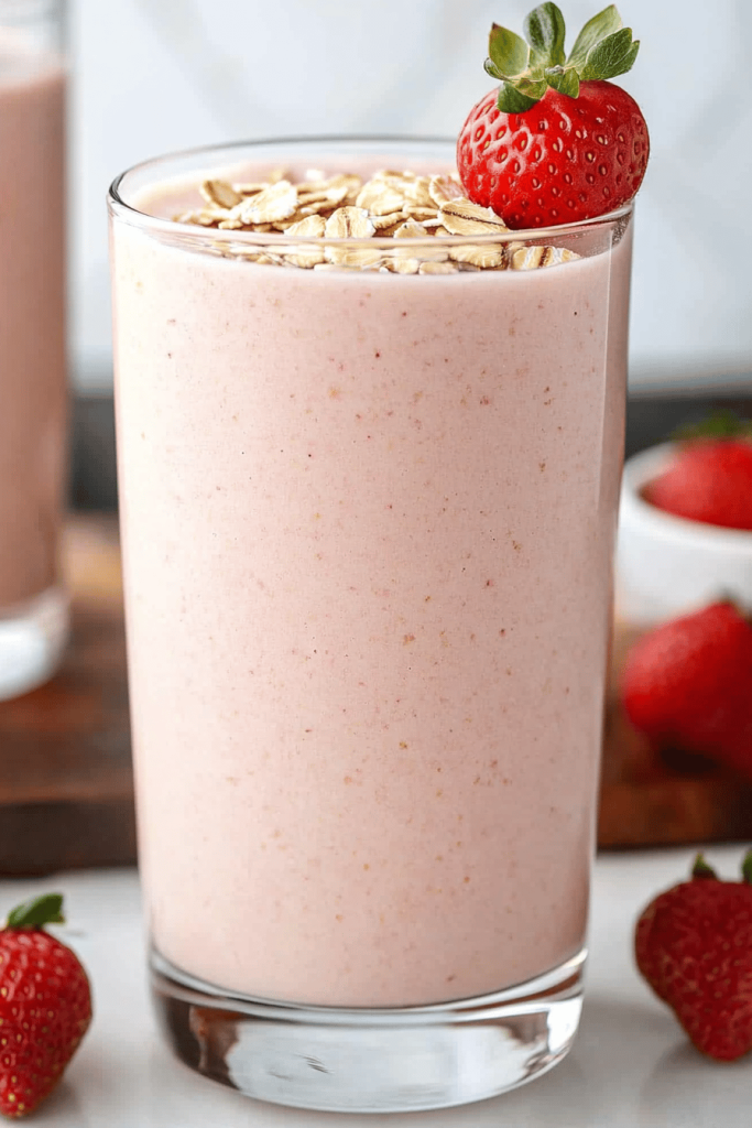Strawberry Oatmeal Smoothie Recipe