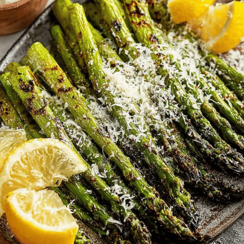 Air Fryer Roasted Asparagus Recipe