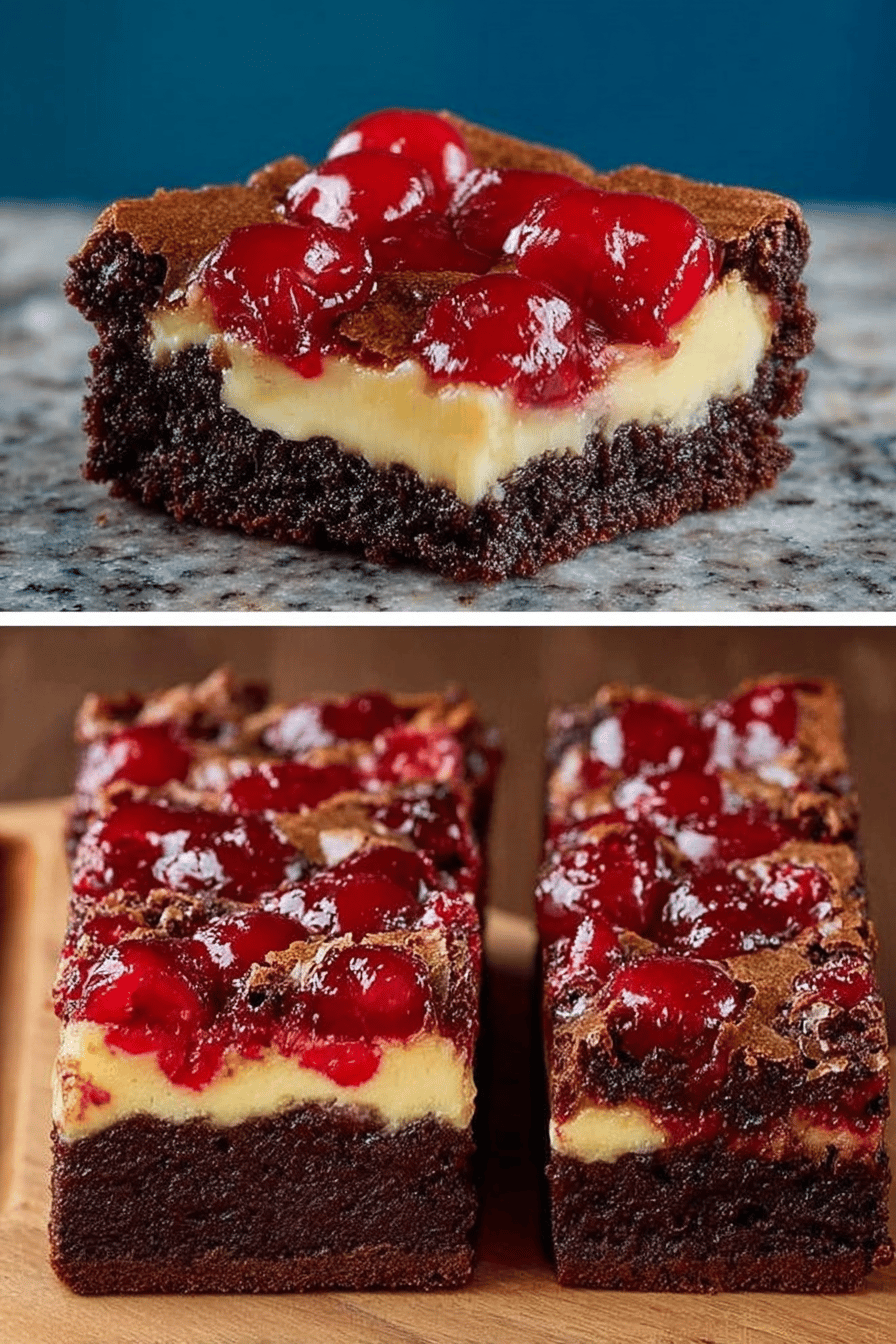 Cherry Cheesecake Brownie Recipe