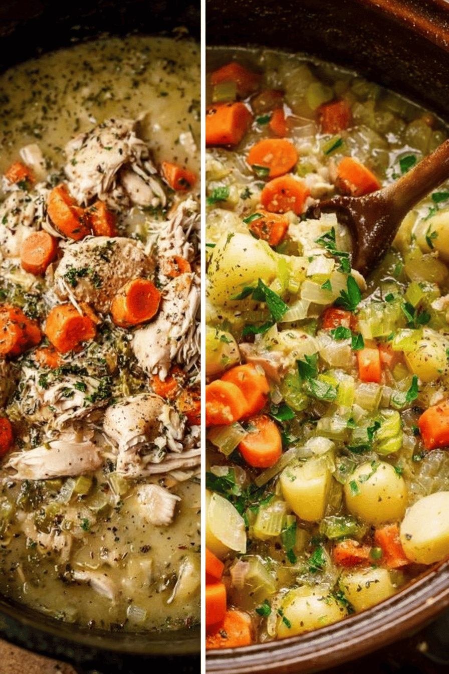Classic Chicken Stew Recipe final dish beautifully presented and ready to serve