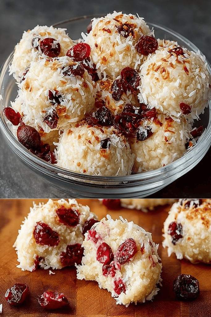Coconut Cranberry Yummies Recipe
