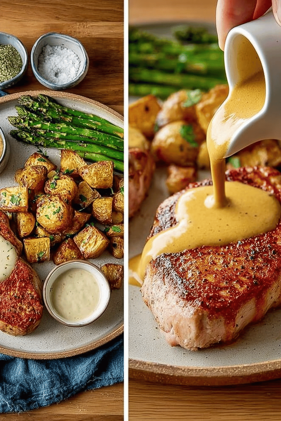 Dijon Cream Pork Chops Recipe final dish beautifully presented and ready to serve