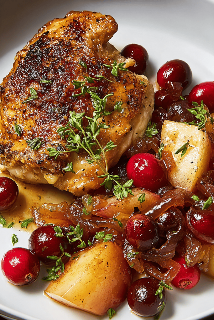 Easy Apple Cranberry Chicken Recipe