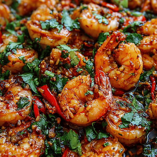 Easy Asian Chili Garlic Prawns Recipe