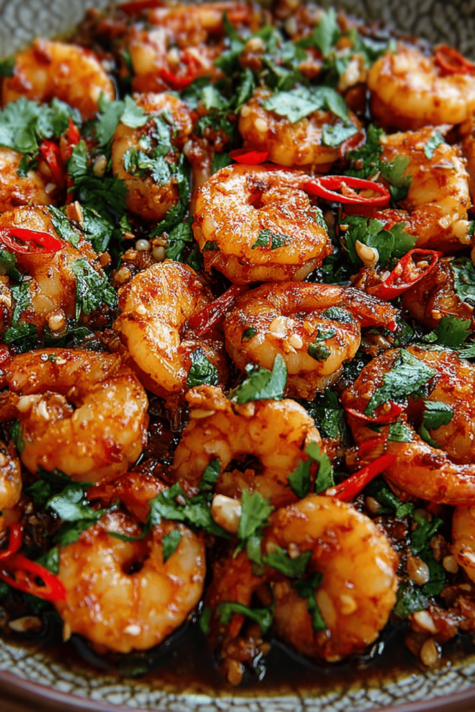 Easy Asian Chili Garlic Prawns Recipe