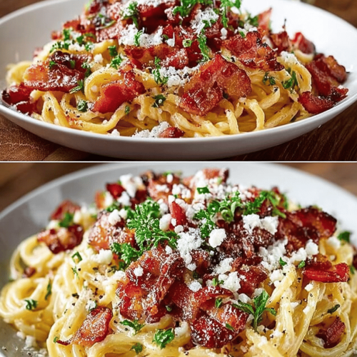 Easy Bacon Carbonara Pasta Recipe
