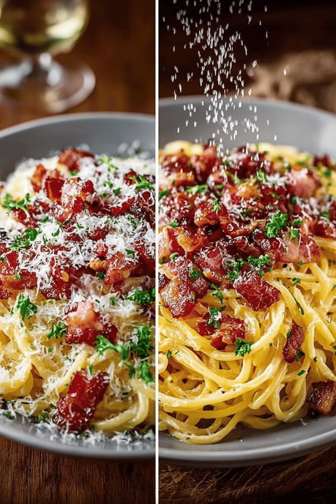 Easy Bacon Carbonara Pasta Recipe