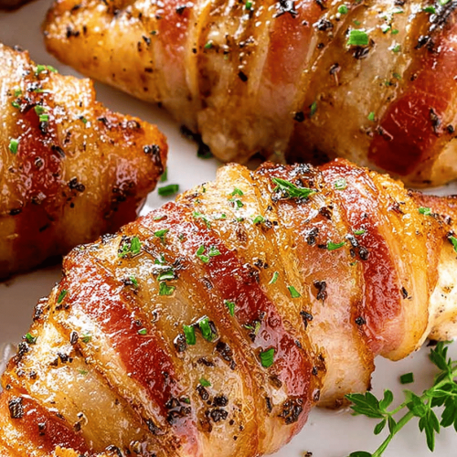 Easy Bacon-Wrapped Chicken Breast Recipe