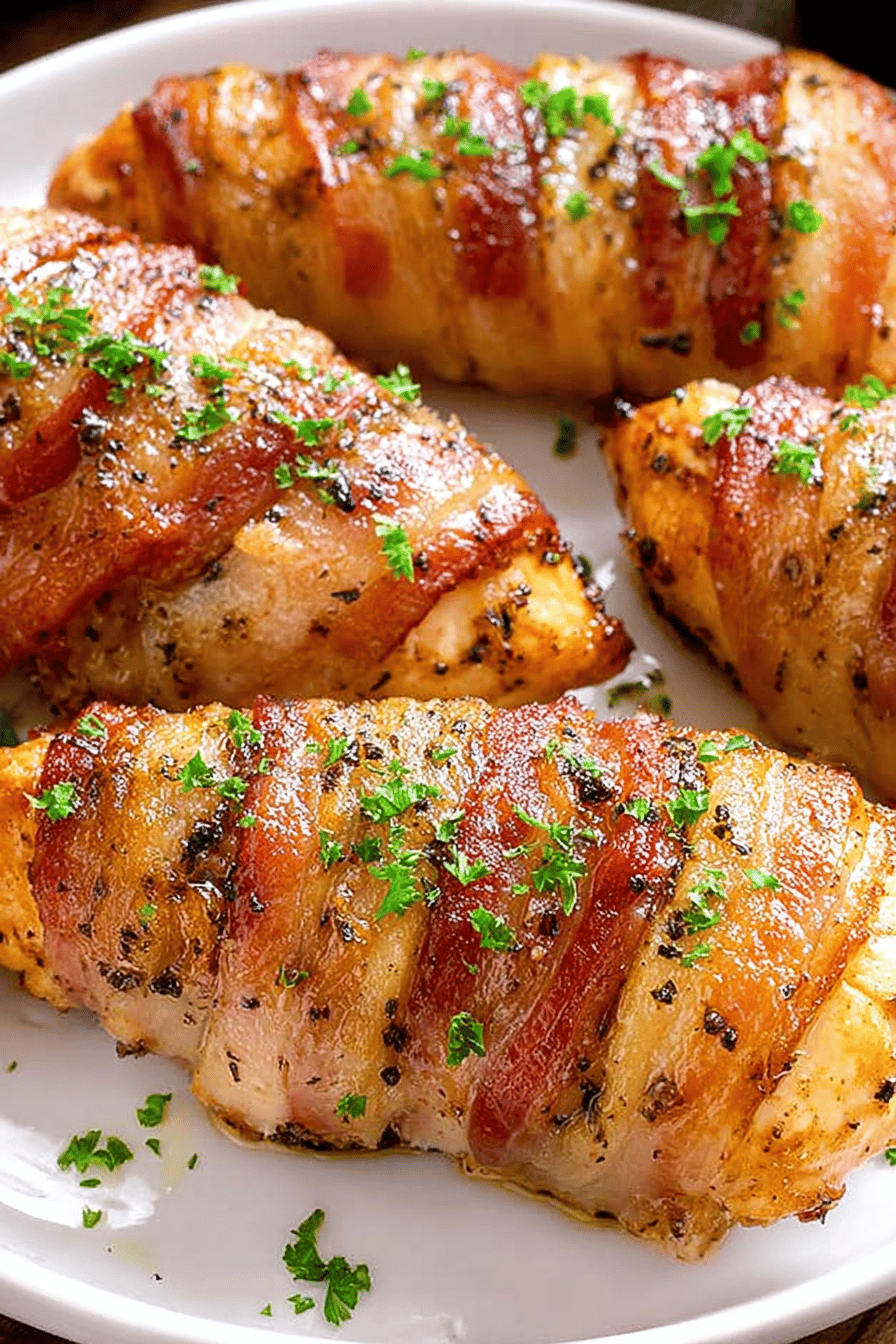 Easy Bacon-Wrapped Chicken Breast Recipe