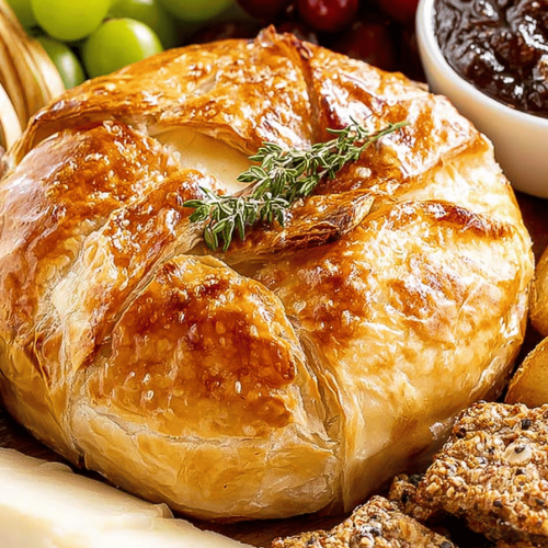 Easy Baked Brie in Puff Pastry Recipe