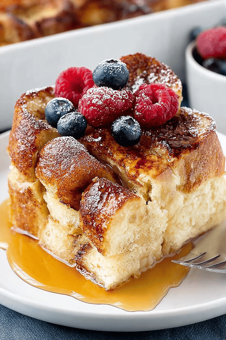Easy Baked French Toast Casserole Recipe