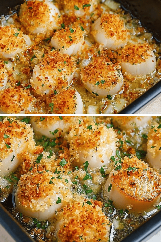 Easy Baked Scallops Recipe