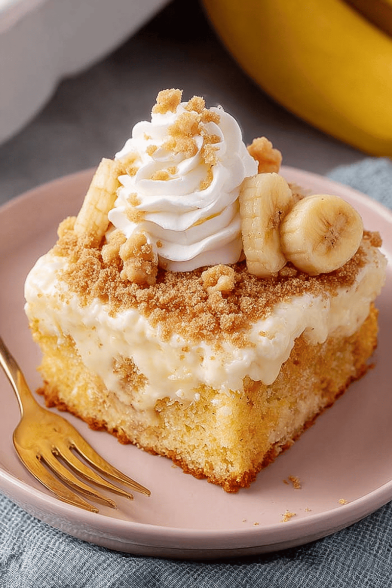 Easy Banana Pudding Cake Recipe