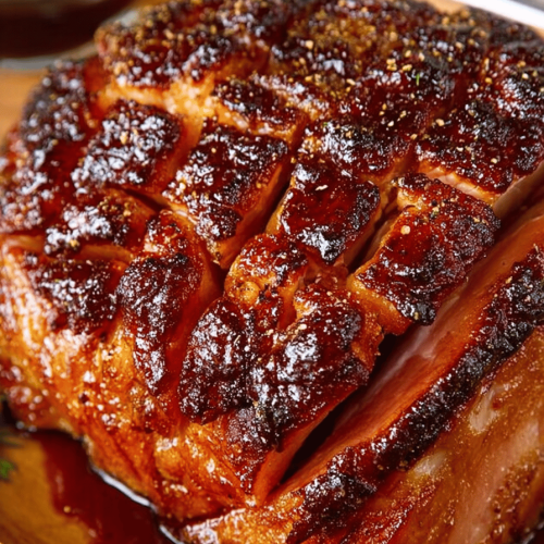 Easy Bourbon Glazed Ham Recipe