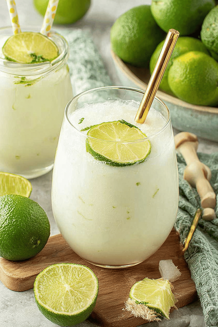 Easy Brazilian Lemonade Recipe final dish beautifully presented and ready to serve