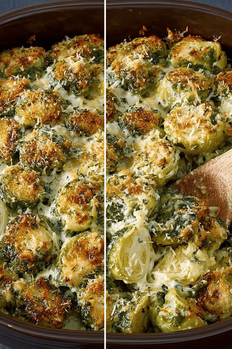 Easy Brussels Sprouts Gratin Recipe