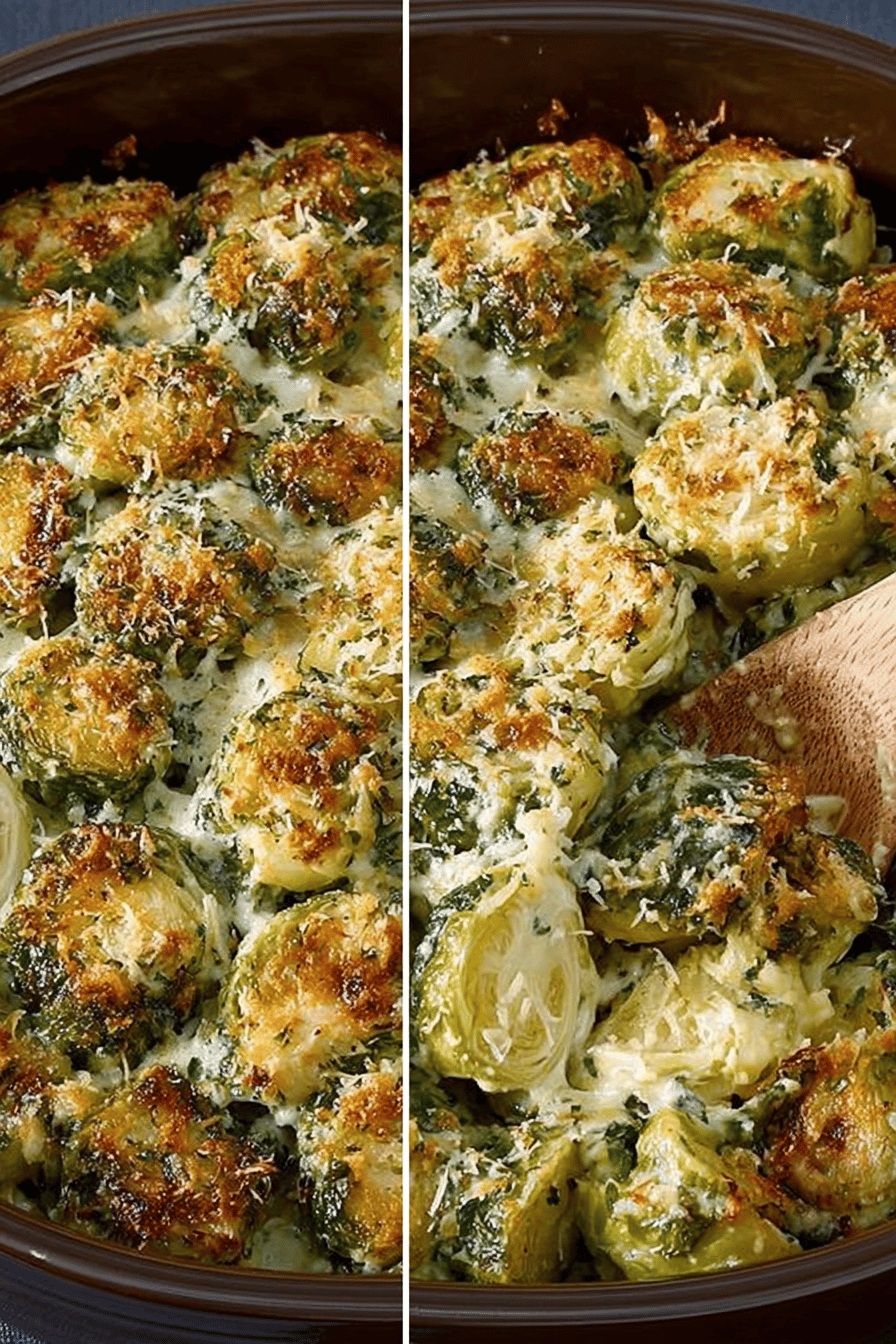 Easy Brussels Sprouts Gratin Recipe
