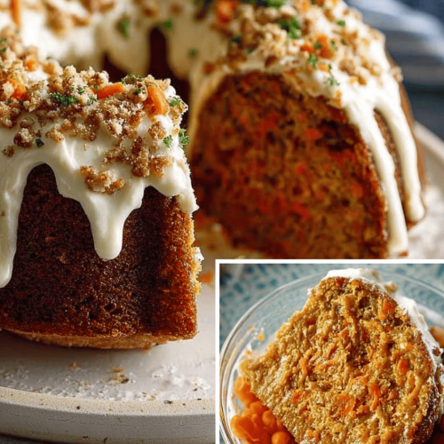 Easy Carrot Cheesecake Bundt Cake