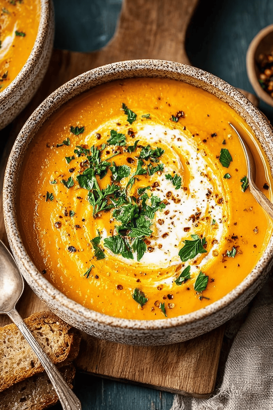 Easy Carrot Ginger Soup Recipe